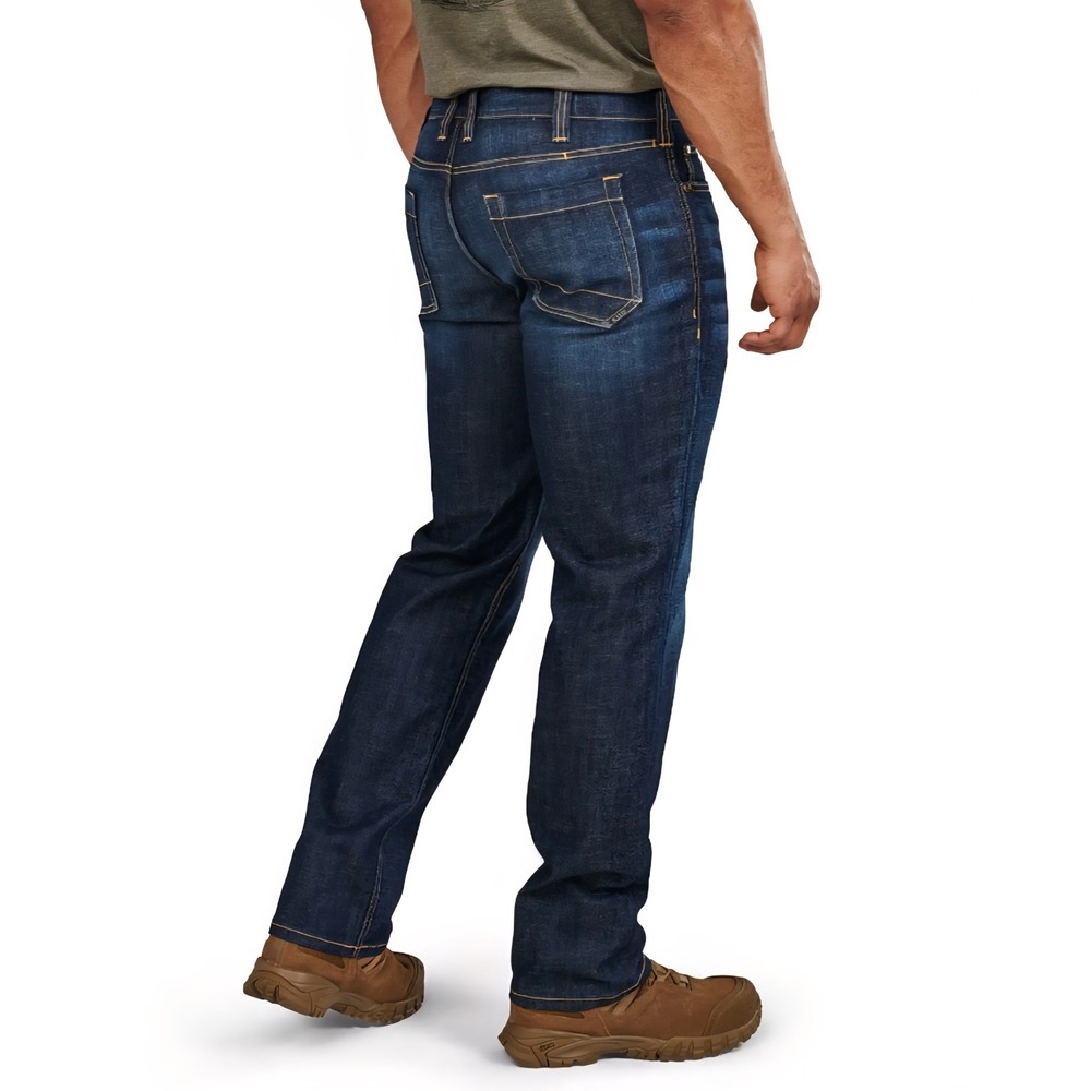 5.11 Tactical Defender Flex Jean Slim Fit Men's W38 L32 Blue Indigo Cotton - Picture 9 of 10